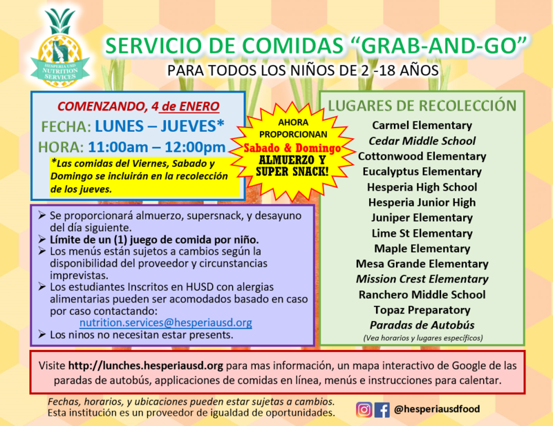 grab-and-go flyer spanish grab-and-go flyer spanish