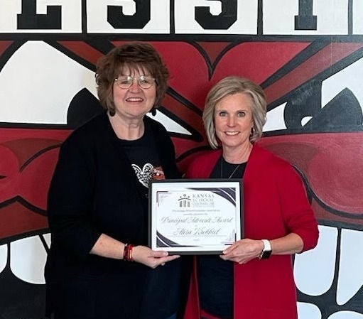 Mrs. Krehbiel and Mrs. Lafferty