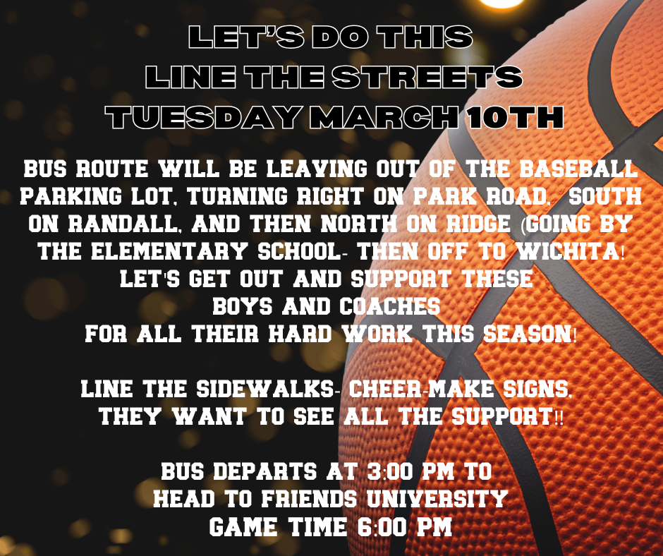 Line the streets today!