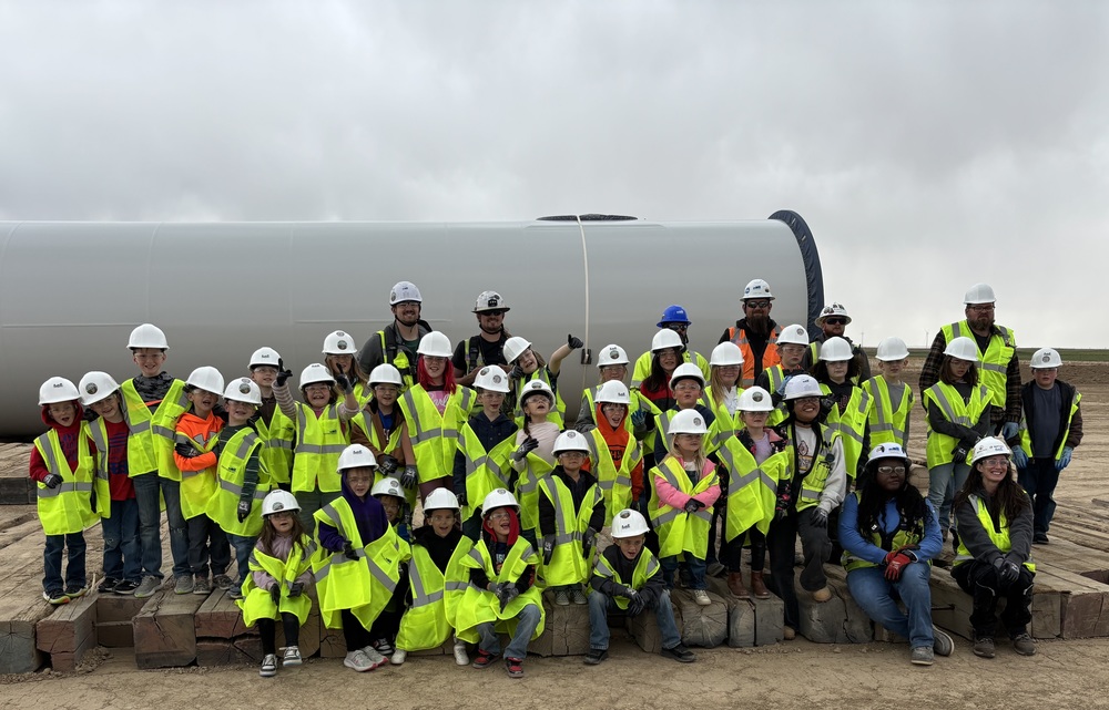 Students Visit Wind Farm