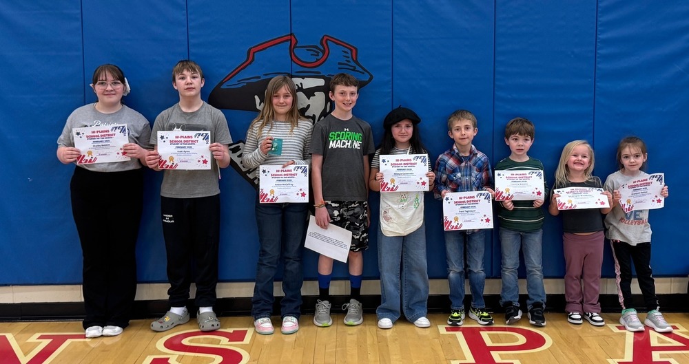 February Students of the Month