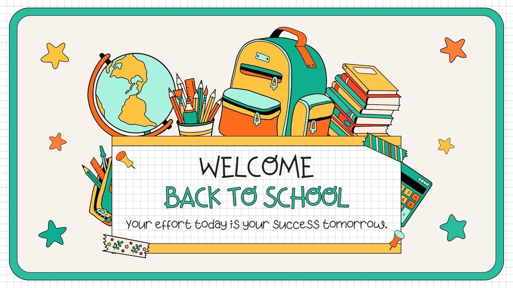 Welcome Back To School!