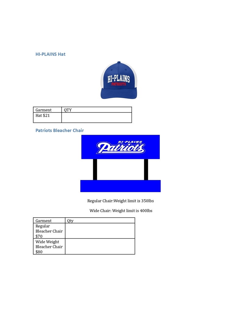 Cheer Fundraiser Order Form 3