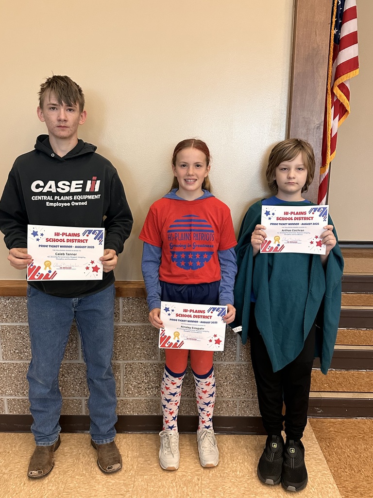 Patriot PRIDE Ticket Winners - August 2025