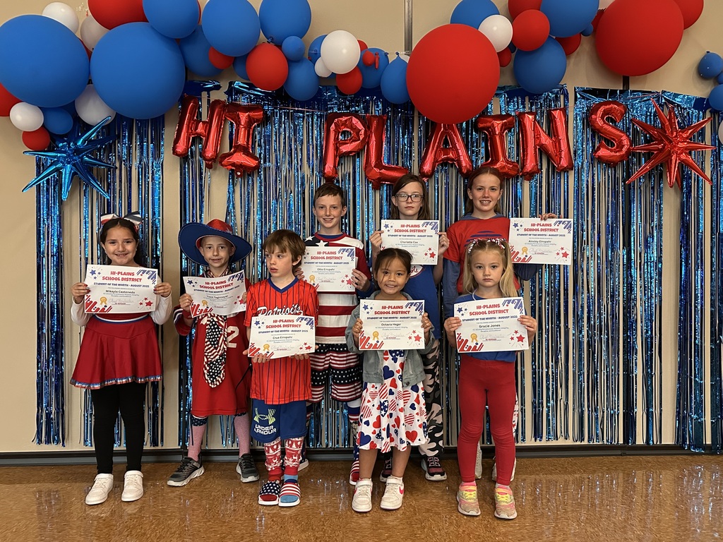 Our students ROCK!! Students of the Month for August 2025❤️🤍💙