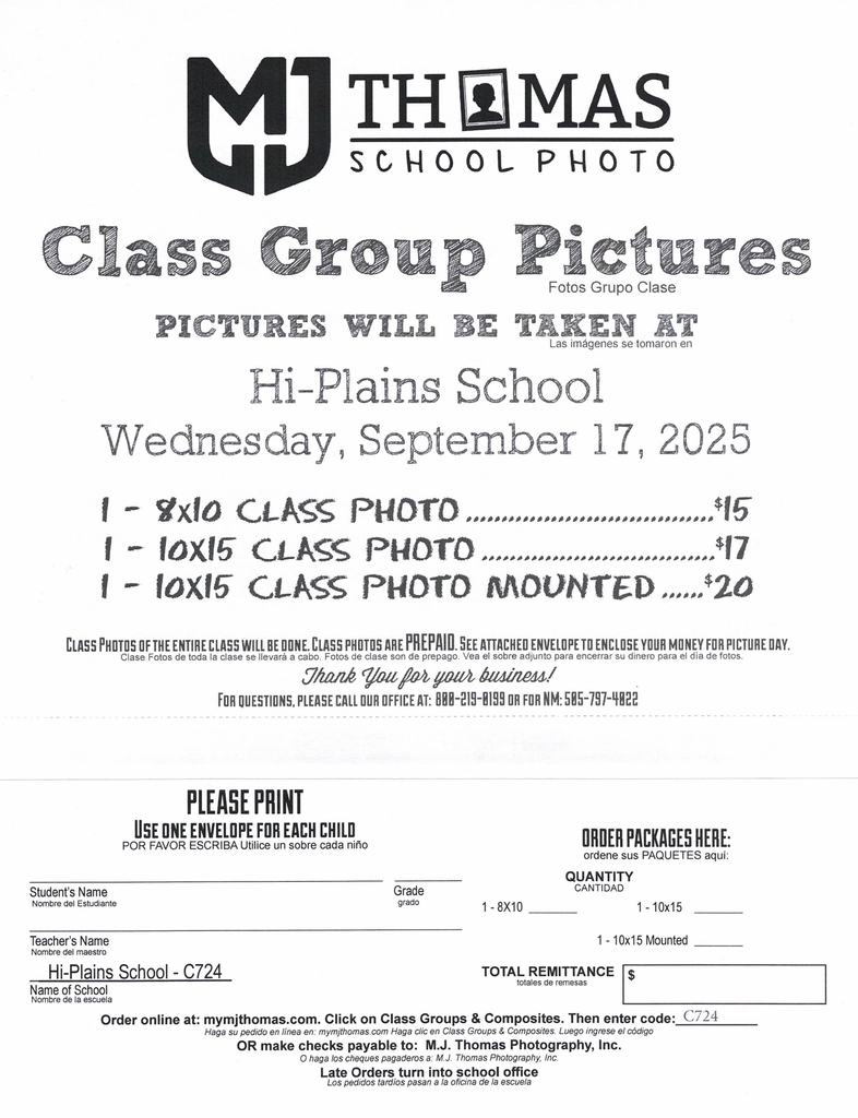 Group Picture Order Form