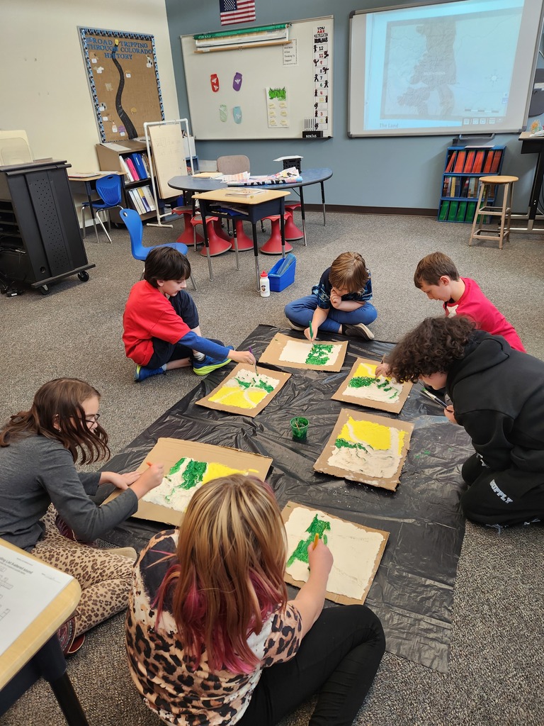 4th Grade Salt Dough Maps