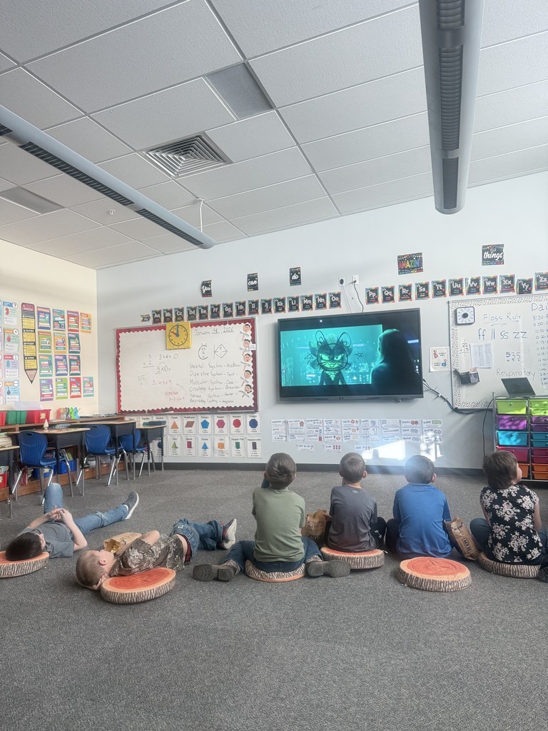 Second graders earn movie