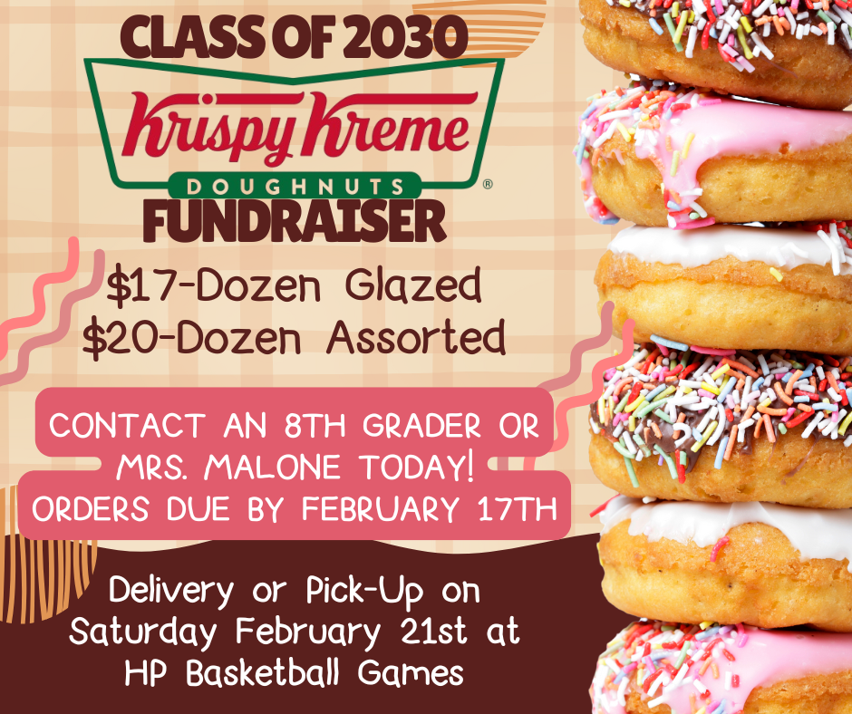 Class of 2030 Krispy Kreme Fundraiser