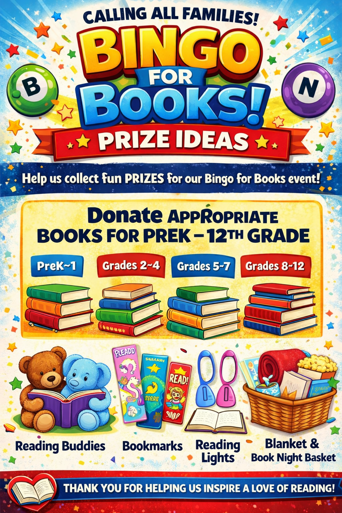 Bingo for Books Donations