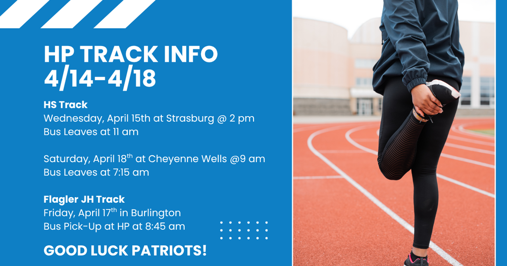 Track Info 4/14-4/18