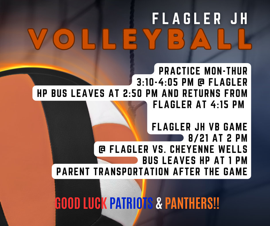 Flagler JH VB Weekly Info