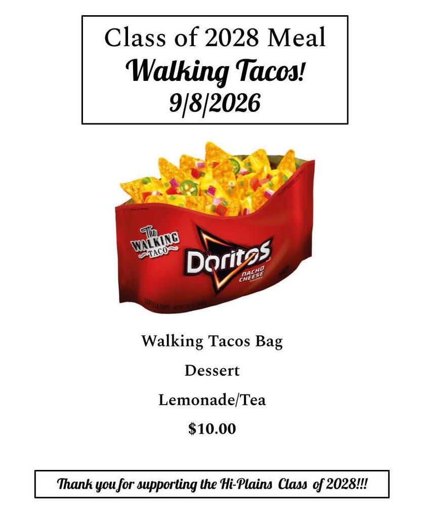 9/8/26 Walking Tacos Dinner