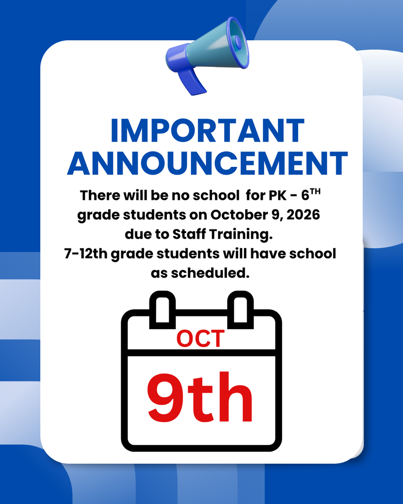 No School for Elementary on October 9th 
