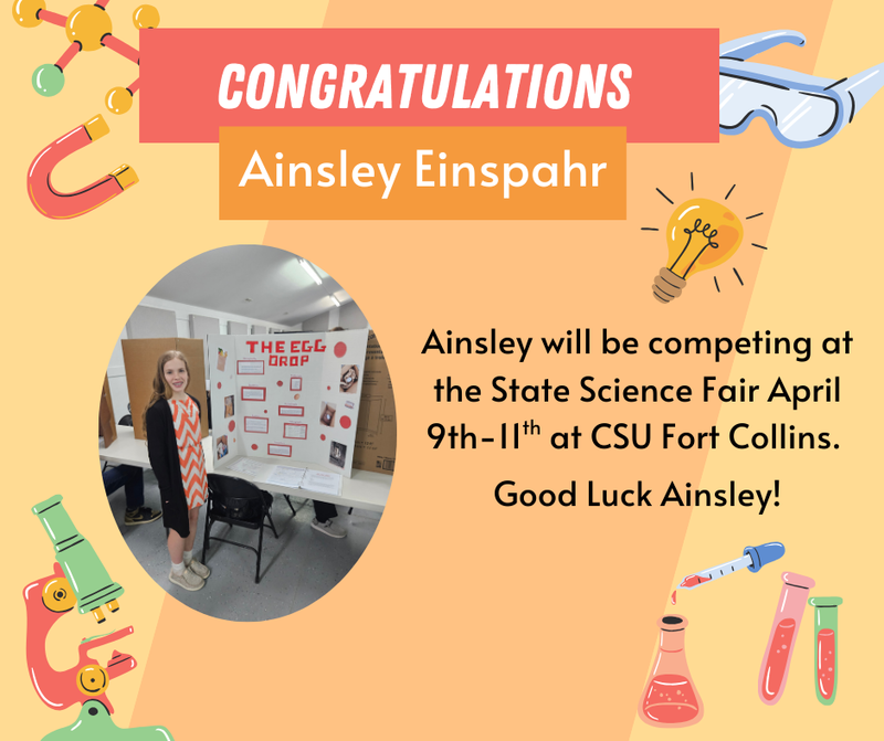 Ainsley Einspahr State Science Fair