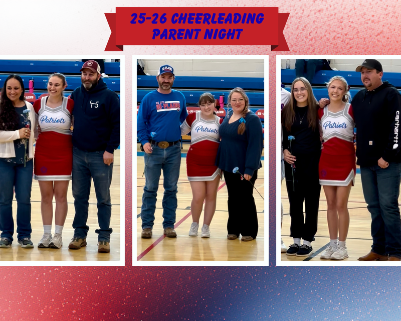 25-26 HS Cheerleaders Parent Night