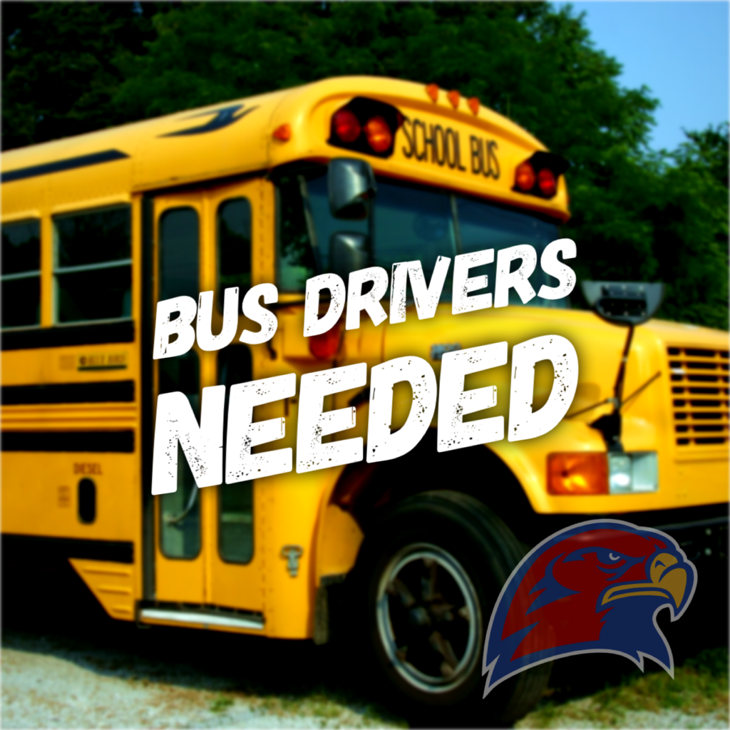 Route Bus Driver Potential Opportunity! We will likely need at least one route driver later in the 2025-26 school year. A qualified driver will be paid $20/hour for 4 hours each school day, paid individual health insurance AND at $1000 bonus when a route comes open ($500 on 1st paycheck and $500 on 1 year anniversary). You must have a Class B or A CDL with school bus and passenger endorsements.  We will do all the training and you will get paid for training time.   A clean driving record and background check will also be necessary with a few other requirements. We always need subs and activity drivers as well. Contact Jim Farris for more information by email at  buses@usd415.org or call (785)741-2777