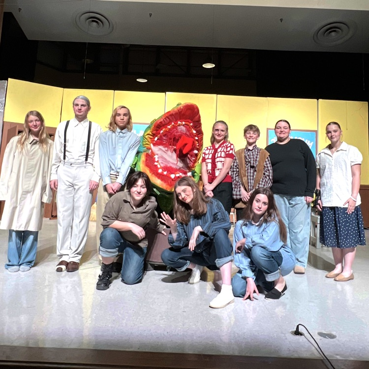 Hiawatha High School Presents Little Shop of Horrors Friday, November 14, 2025, at 7pm Saturday, November 15, 2025, at 7pm Tickets $5 Cash At The Door No Passes Allowed