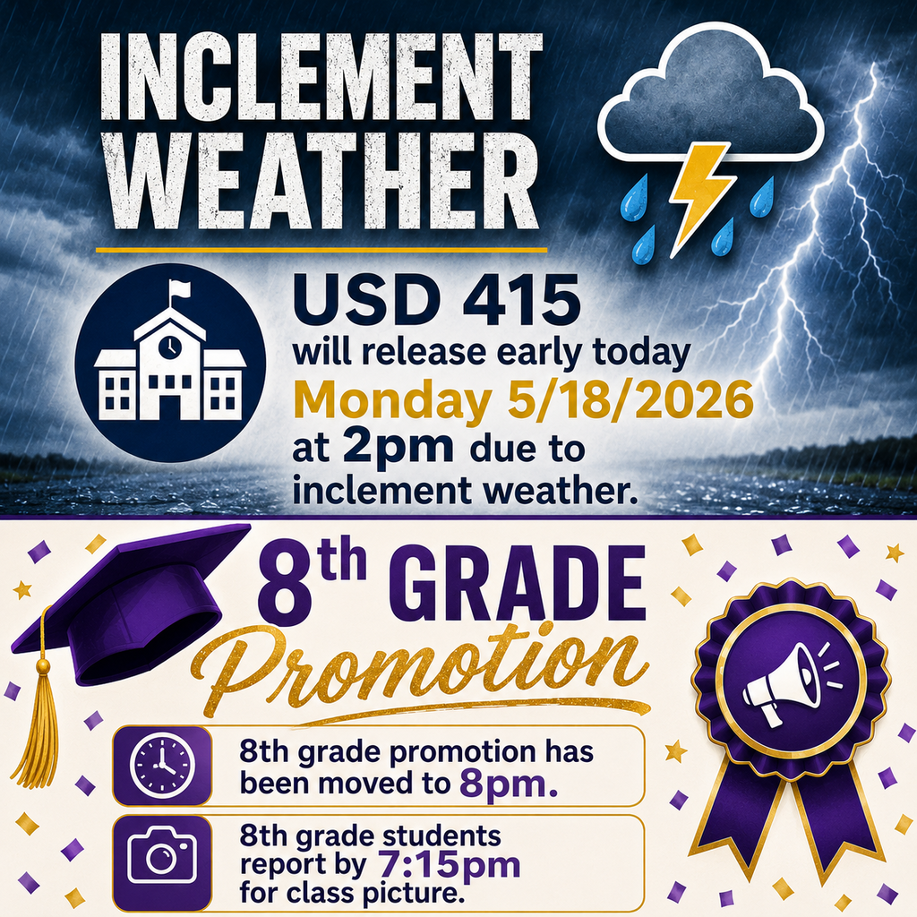 Inclement weather announcement
