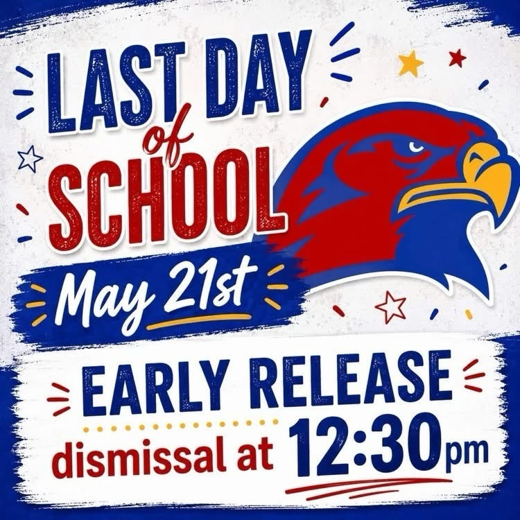 The last day of school reminder