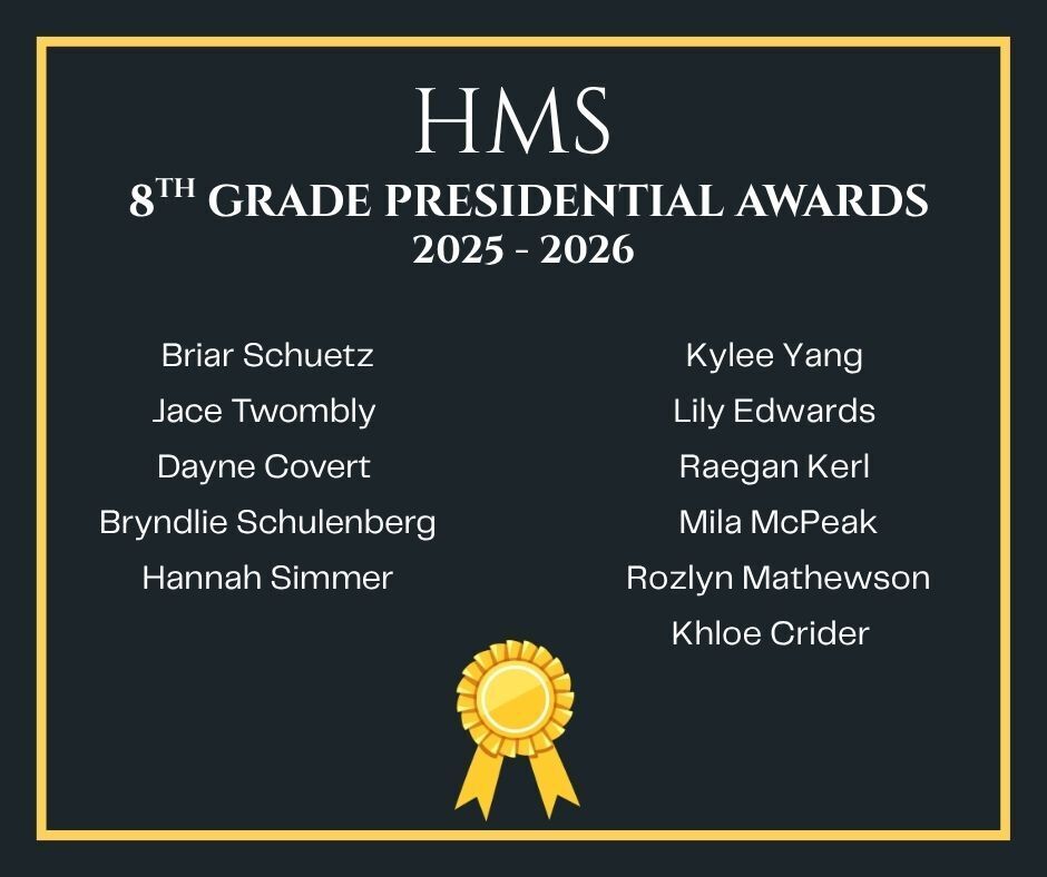 8th Grade Presidential Awards