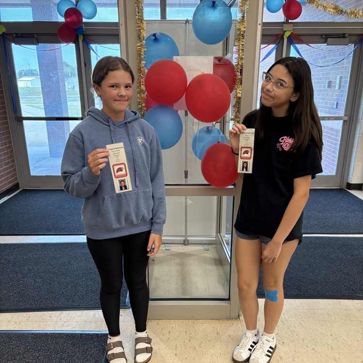 7th/8th grade students of the week