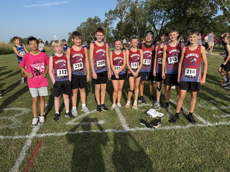 HMS cross country on the start line