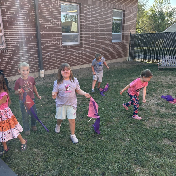 Testing their kites out