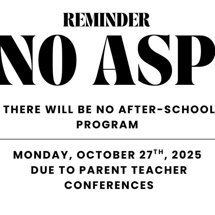 Reminder for Monday! 
