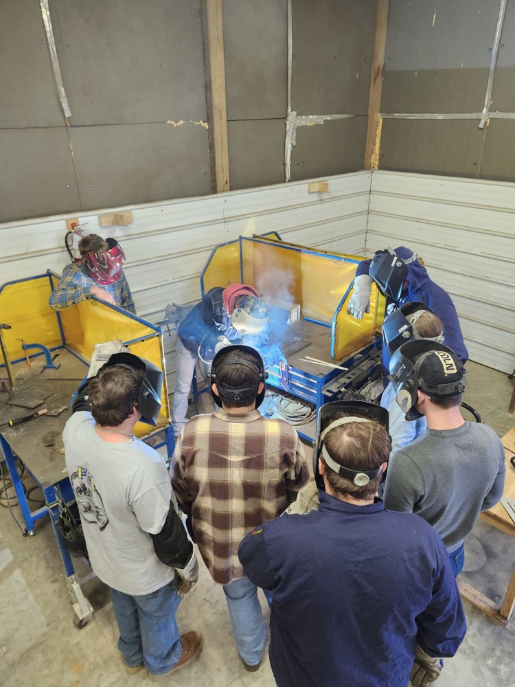 Showing off his skills