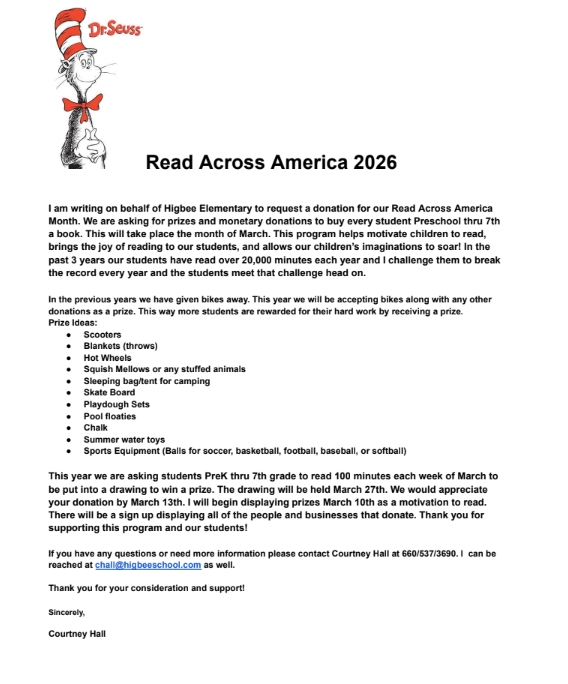 Read Across America 25-26