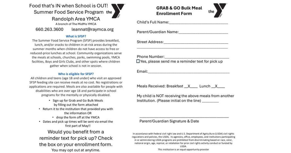 Enrollment Form and Information