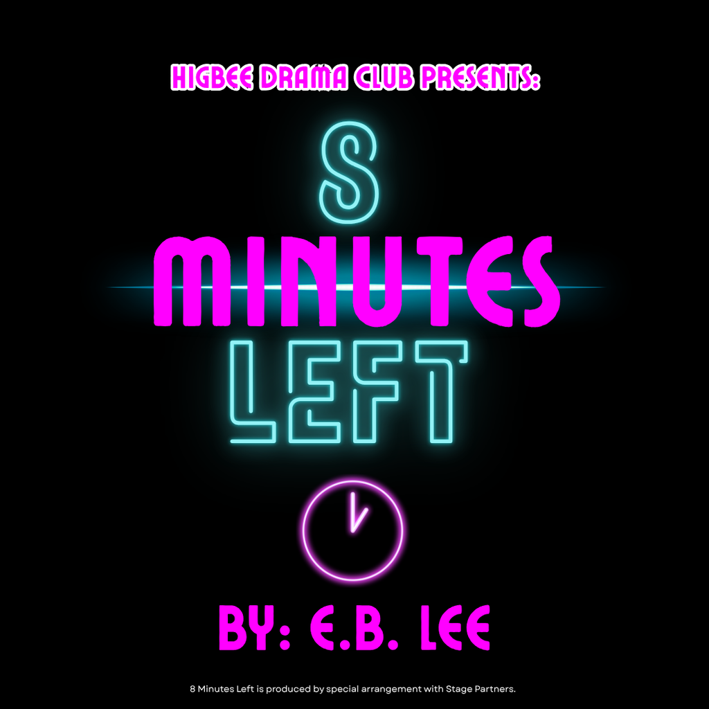 8 Minutes Left by e.b. lee graphic.