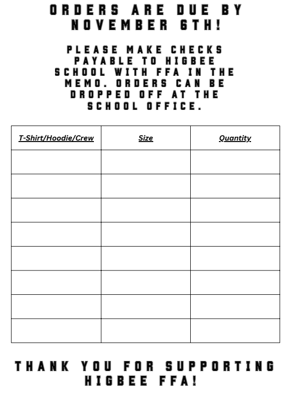 Order Form!