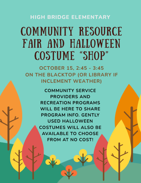community resource fair flyer