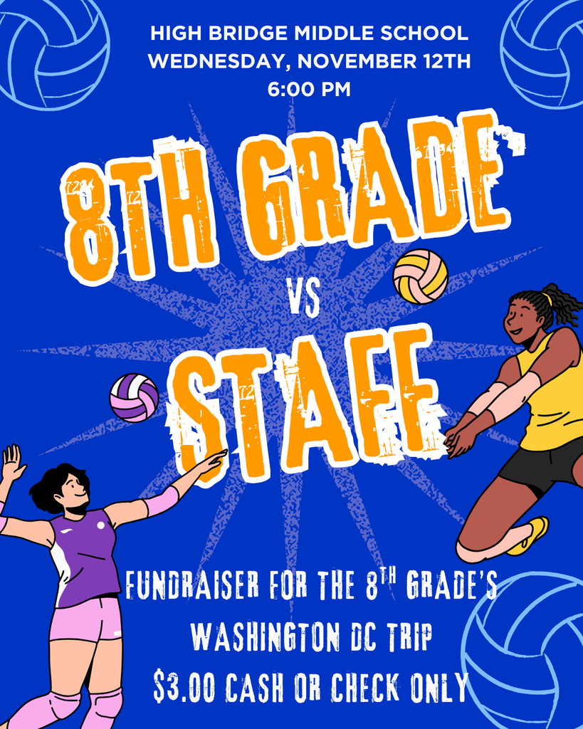 8th grade vs staff volleyball game