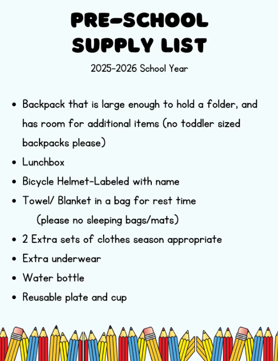 supply list