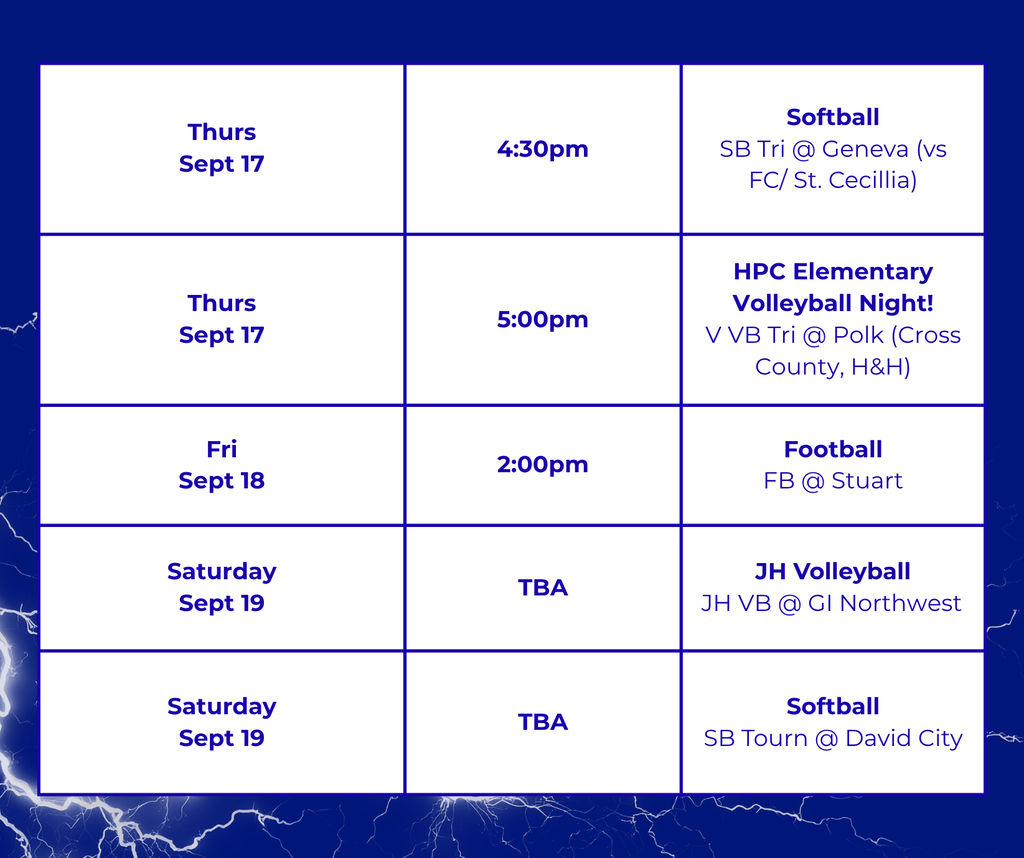 schedule