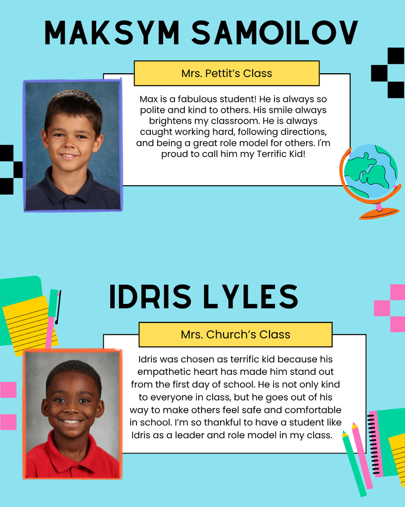 Terrific Kids September