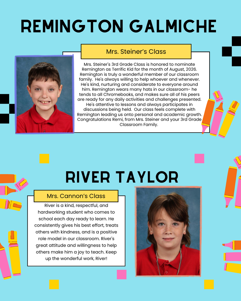 Terrific Kids September