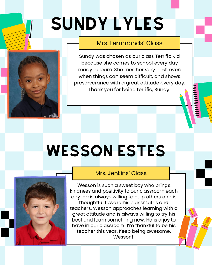 Terrific Kids September
