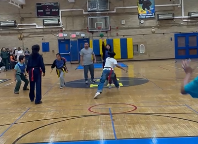 Active playing in P.E. classes