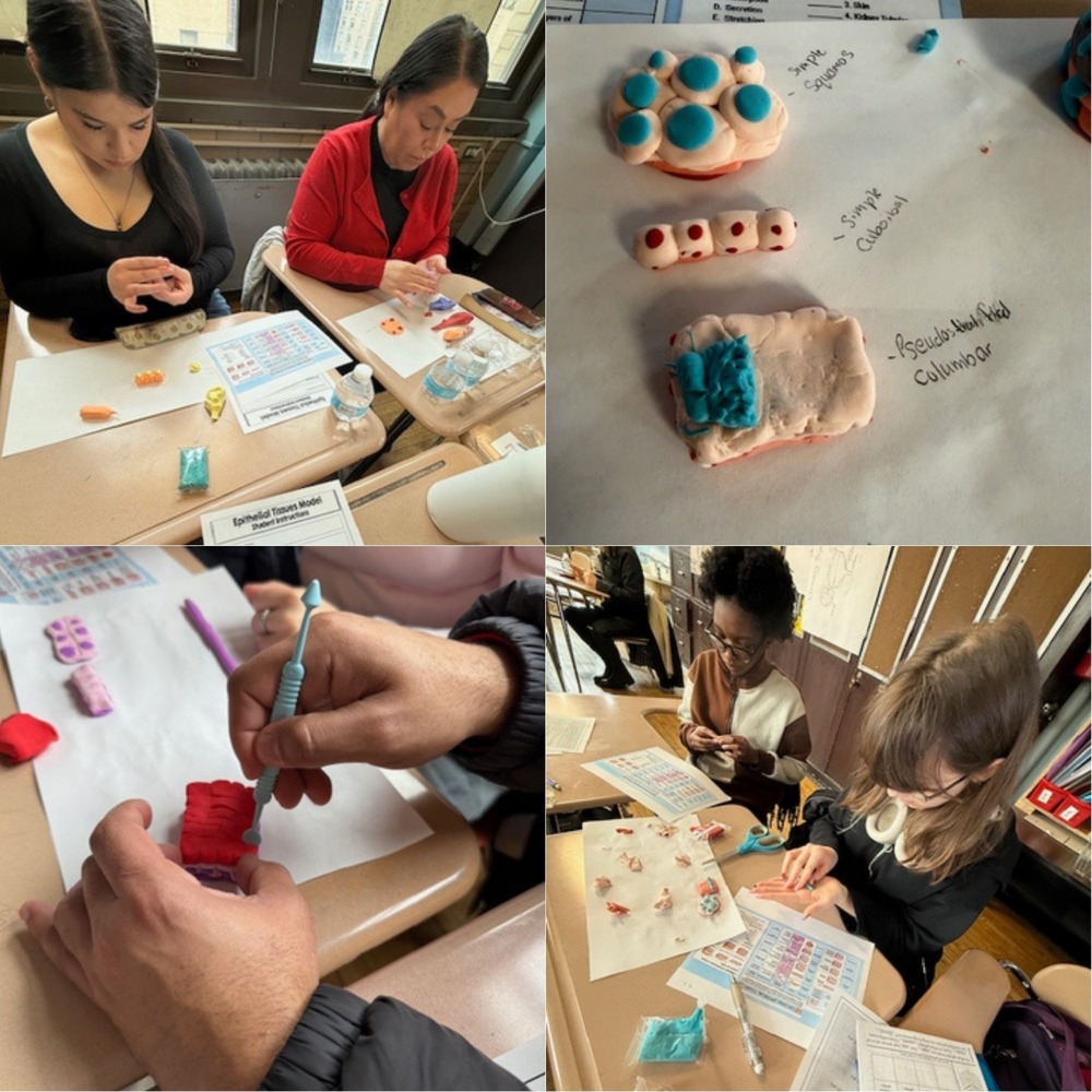 students and parents in class