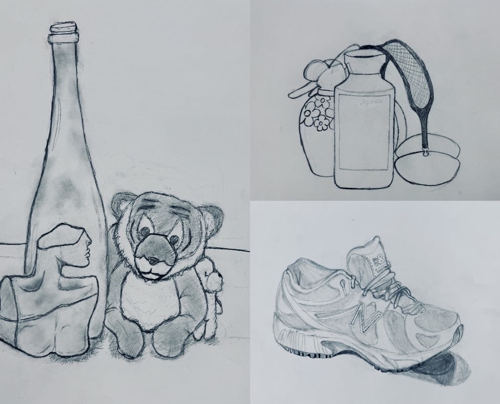 Ms. v. Chan’s 9th-grade Foundation of Studio students explored the art of contour drawing, focusing on observation, line quality, and detail. From blind contour to continuous line techniques, they challenged themselves to see and draw in a whole new way. Love how their unique styles shine through!