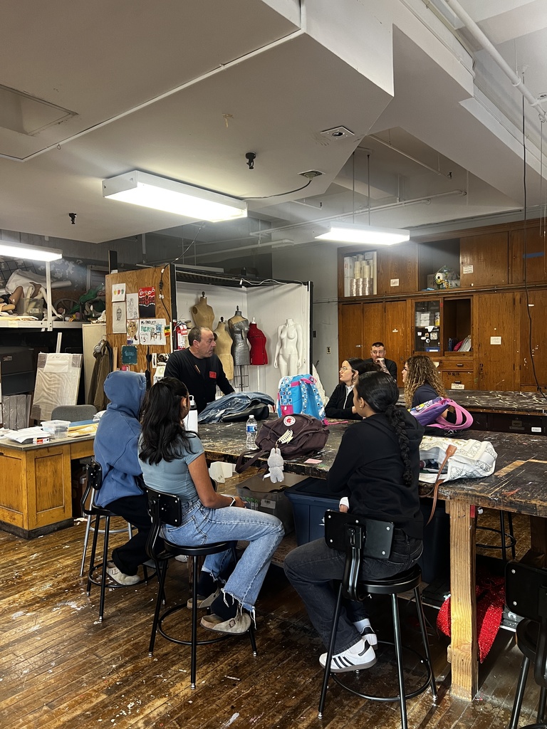 Mr. Paquet's senior visual presentation class has began their masterclass partnership with board member Jack Bergamino. 