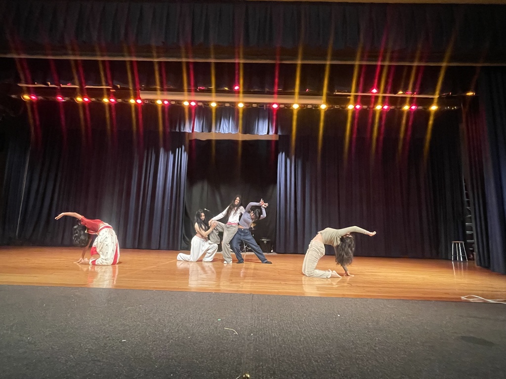 Final rehearsal the day before the show