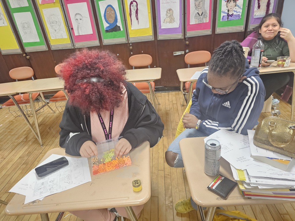 Greek Mythology Club creates bead assortments based on their favorite deity, learning more about their fellow club members and their personalities