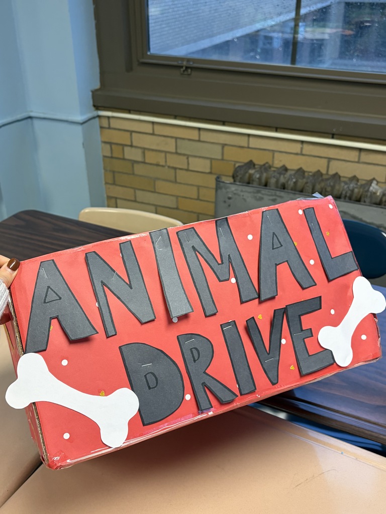 Animal Welfare Club preparing for the Holiday Drive!!!