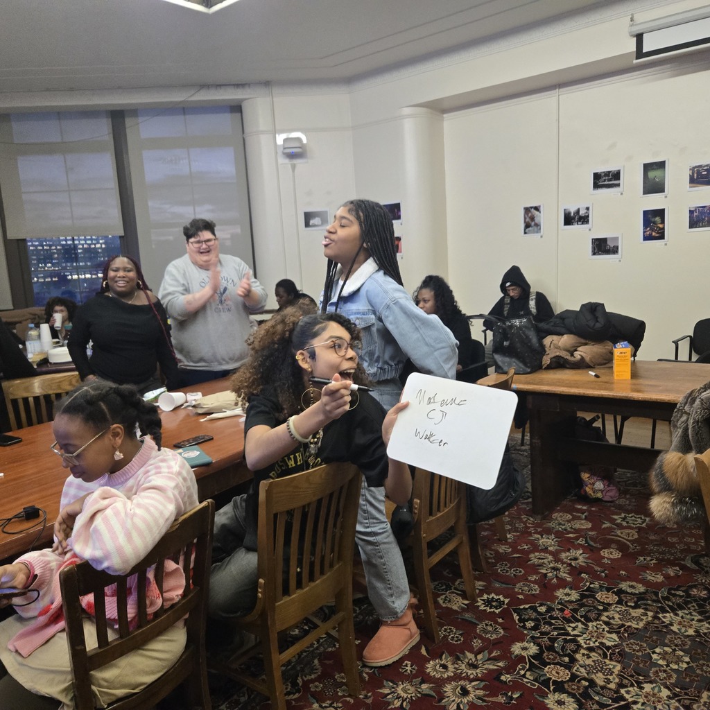 Members of team "Talented 10th" get the correct answer Madame C.J. Walker