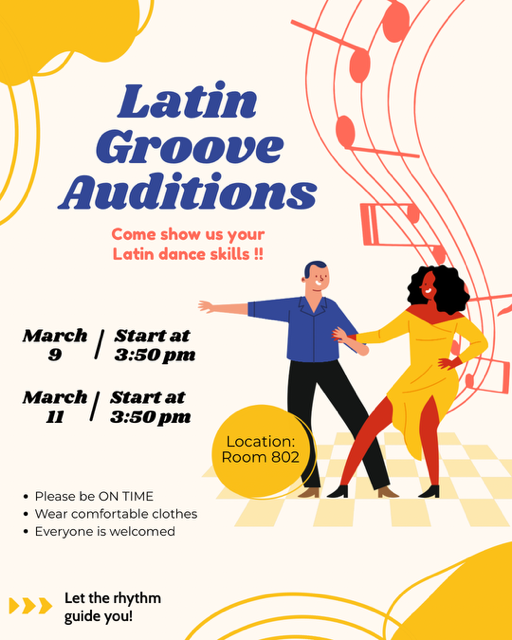 Latin Groove Auditions